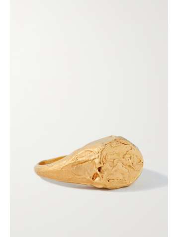 ALIGHIERI Leo gold-plated ring