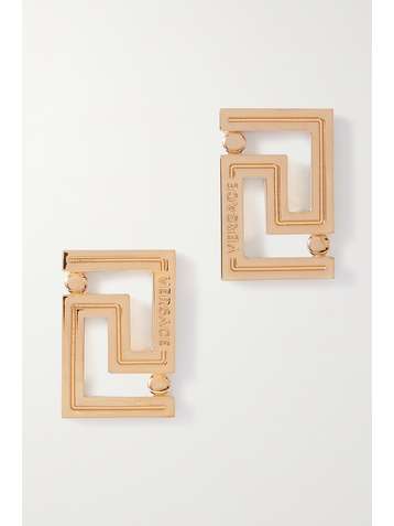 VERSACE Goldfarbene Ohrringe