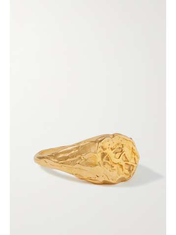 ALIGHIERI Virgo gold-plated ring