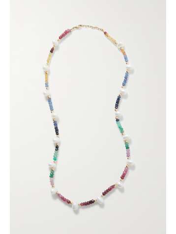 JIA JIA Collier en or, saphirs et perles Arizona