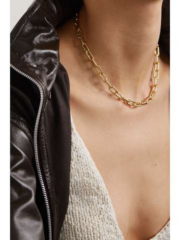 BOTTEGA VENETA Gold-plated necklace