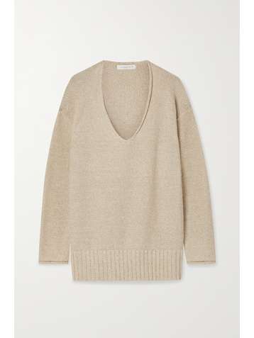 LAFAYETTE 148 Pull en mailles métallisées à sequins