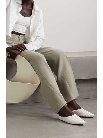 NEOUS Alba quilted stretch-knit slippers