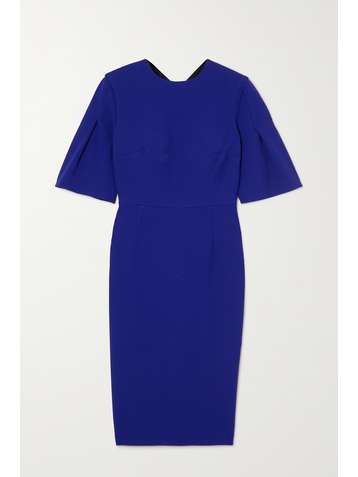 ROLAND MOURET Moria crepe dress