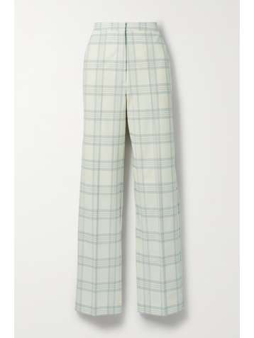 REMAIN BIRGER CHRISTENSEN Pantalon droit tissé à carreaux Angelina