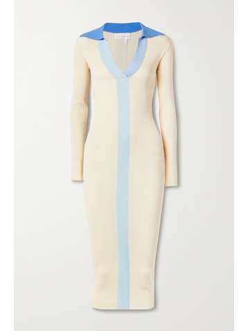 REMAIN BIRGER CHRISTENSEN Joy ribbed-knit midi dress