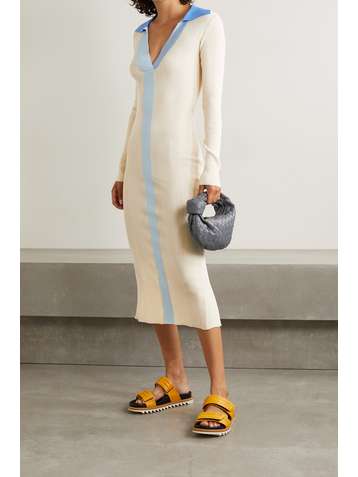 REMAIN BIRGER CHRISTENSEN Joy ribbed-knit midi dress