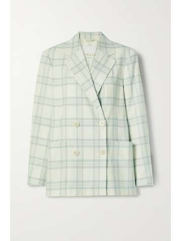REMAIN BIRGER CHRISTENSEN Blazer à double boutonnage tissé à carreaux Rumer