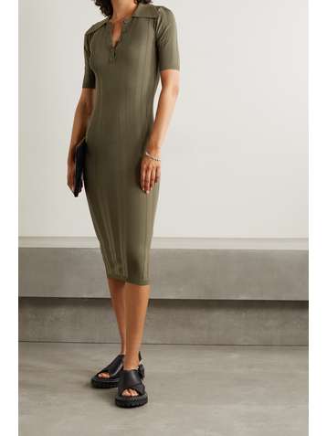 REMAIN BIRGER CHRISTENSEN Evial ribbed-knit midi dress