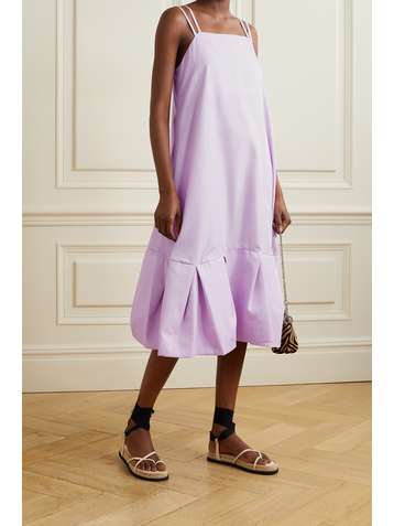3.1 PHILLIP LIM Robe midi en taffetas à volants