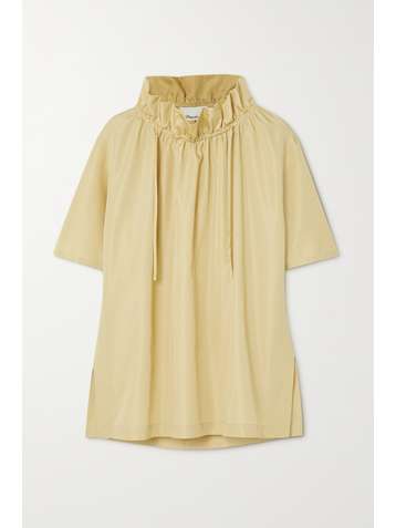 3.1 PHILLIP LIM Haut en taffetas à fronces