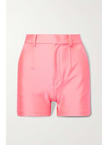 ALEXANDER WANG Neon stretch-jersey shorts