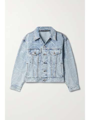 ALEXANDER WANG Oversized printed denim jacket