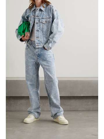 ALEXANDER WANG Oversized printed denim jacket