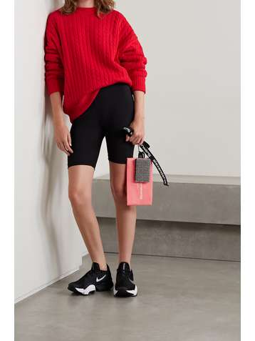ALEXANDER WANG Cable-knit cotton-blend sweater