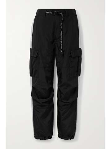 ALEXANDER WANG Pantalon de survêtement treillis en nylon et en jersey de coton à ceinture