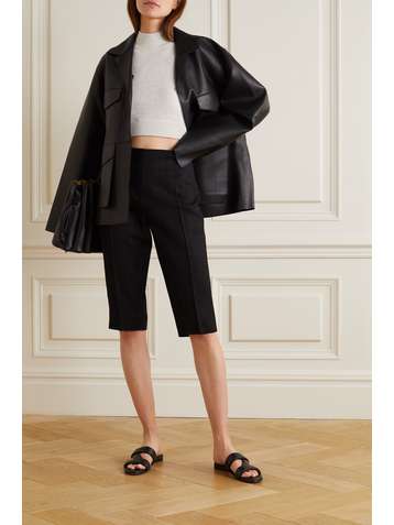 BRUNELLO CUCINELLI Cropped ribbed cashmere tank