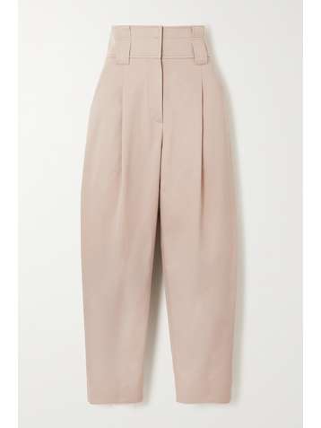 BRUNELLO CUCINELLI Cotton-drill tapered pants