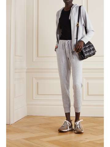 BRUNELLO CUCINELLI Bead-embellished cashmere hoodie