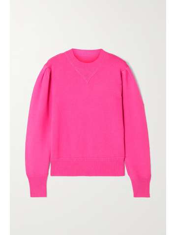 ISABEL MARANT ÉTOILE Kelaya neon knitted sweater