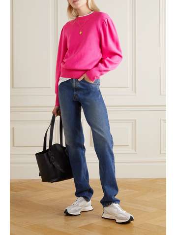 ISABEL MARANT ÉTOILE Kelaya neon knitted sweater
