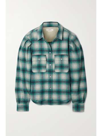 ISABEL MARANT ÉTOILE Reosi checked wool-blend shirt