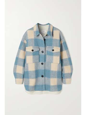 ISABEL MARANT ÉTOILE Harveli checked flannel jacket