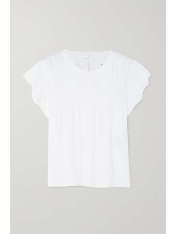 ISABEL MARANT ÉTOILE Layona ruffled cotton-voile blouse