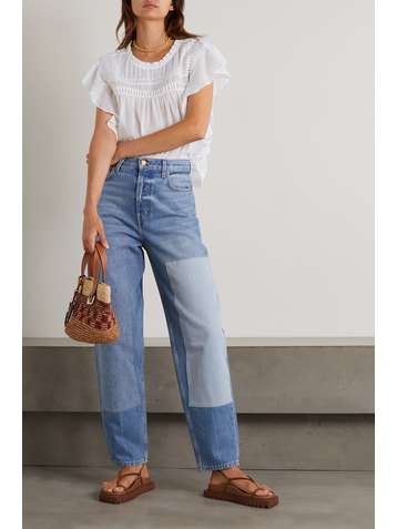 ISABEL MARANT ÉTOILE Layona ruffled cotton-voile blouse