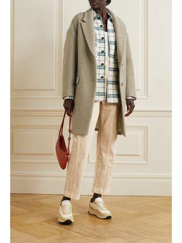 ISABEL MARANT ÉTOILE Limiza oversized wool-blend coat
