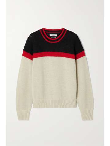 ISABEL MARANT ÉTOILE Kassandra striped alpaca-blend sweater