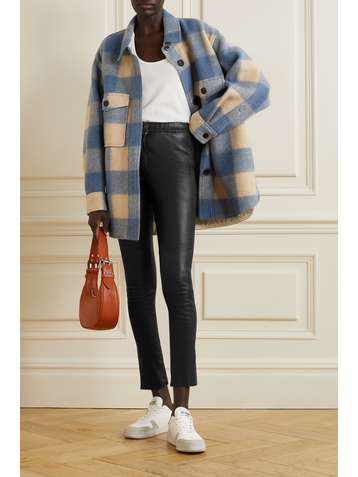 ISABEL MARANT ÉTOILE Iany leather skinny pants
