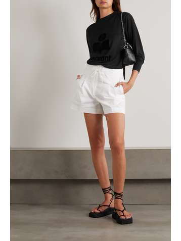 ISABEL MARANT ÉTOILE Kilsen Pullover aus beflocktem Leinen