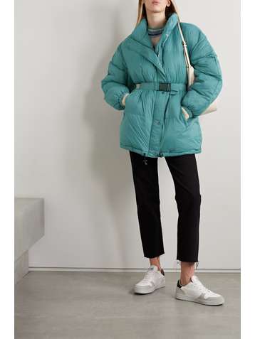 ISABEL MARANT ÉTOILE Dilys belted quilted shell jacket