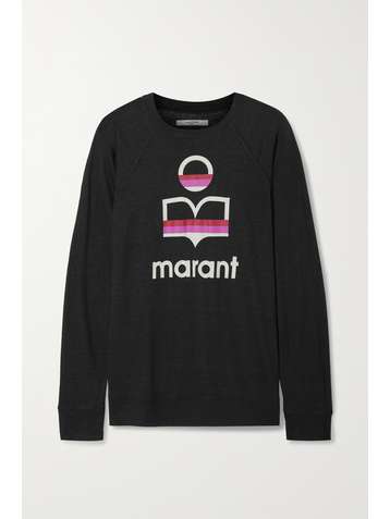 ISABEL MARANT ÉTOILE Kiefferf Oberteil aus Leinen-Jersey mit Print