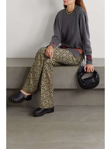 ETRO Paisley-jacquard straight-leg pants