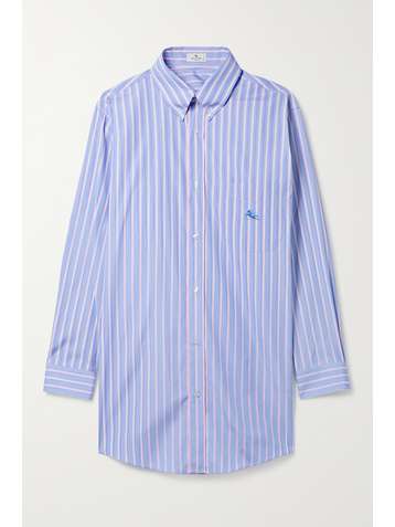 ETRO Pinstriped cotton Oxford shirt