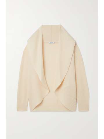 MAX MARA Rollio draped cashmere cardigan