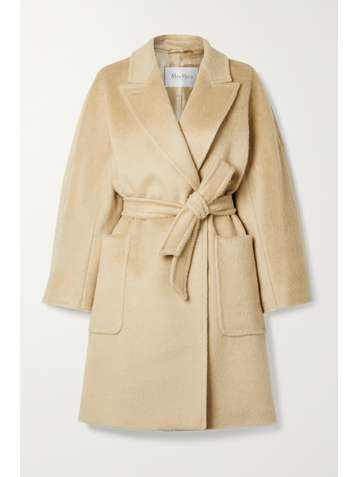 MAX MARA Manteau en poil de chameau à ceinture Crine
