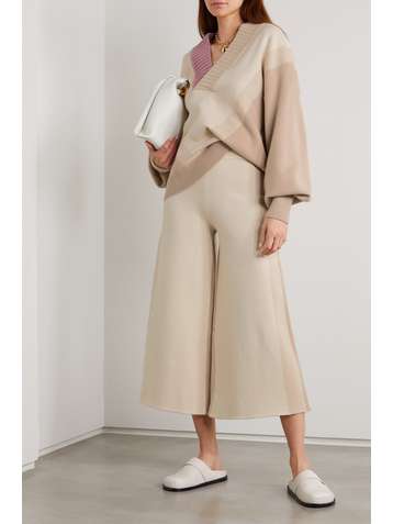 ROKSANDA Connie color-block knitted sweater