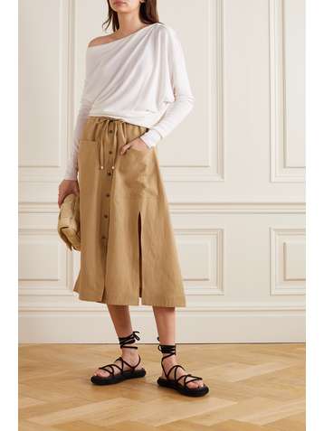 ALTUZARRA Pull asymétrique en mailles à drapé Granger