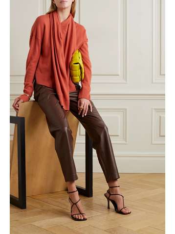 ALTUZARRA Pantalon droit en cuir Sidney