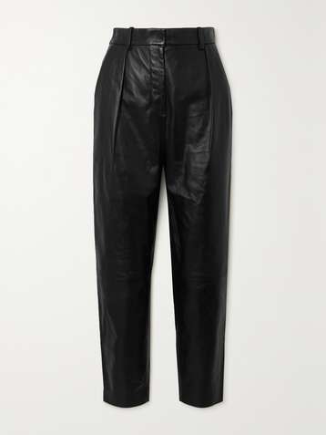 ALTUZARRA Pantalon droit en cuir Sidney
