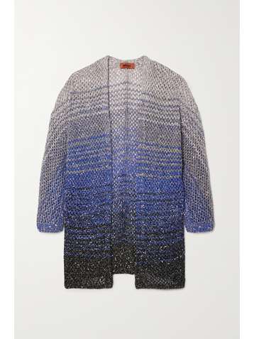 MISSONI Dégradé crochet-knit cardigan