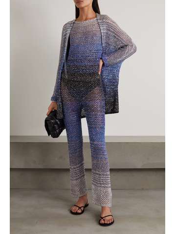 MISSONI Dégradé crochet-knit cardigan
