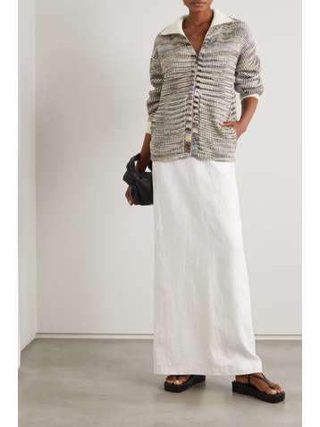 MISSONI Crochet-knit cashmere and wool-blend cardigan