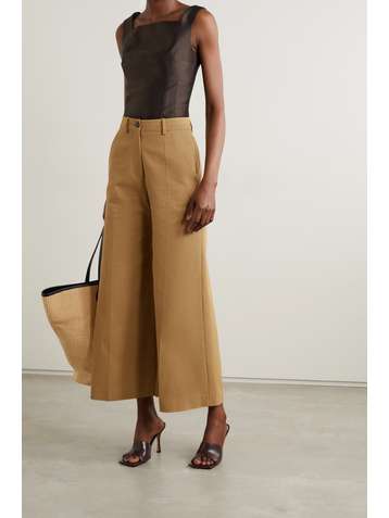 EMILIA WICKSTEAD Fern satin-crepe top