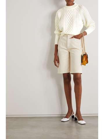 EMILIA WICKSTEAD Emory cable-knit wool sweater