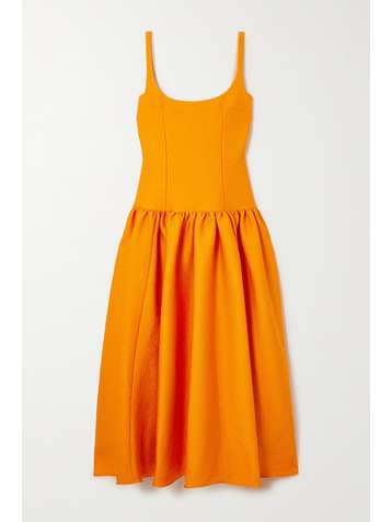 EMILIA WICKSTEAD Galen cloqué midi dress