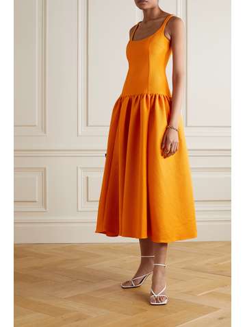 EMILIA WICKSTEAD Galen cloqué midi dress